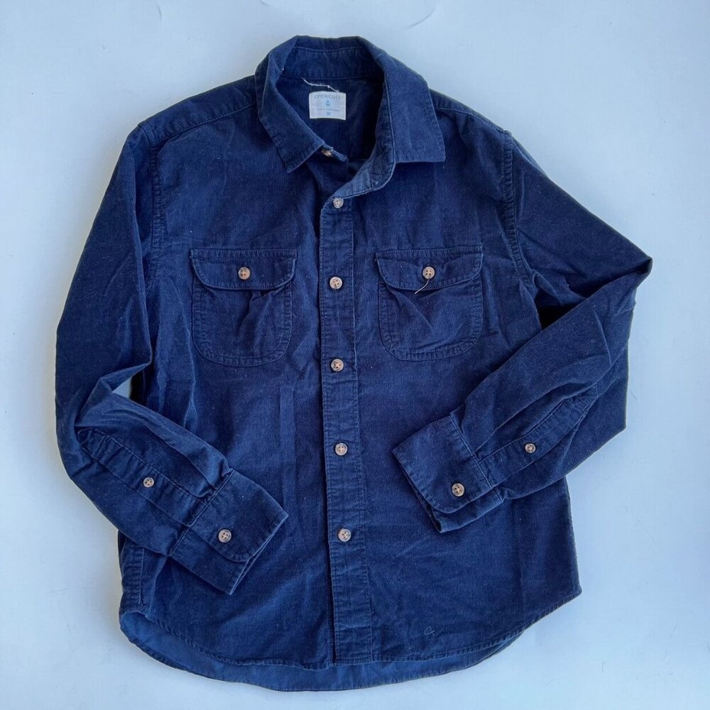 Crewcuts Blue Button Up